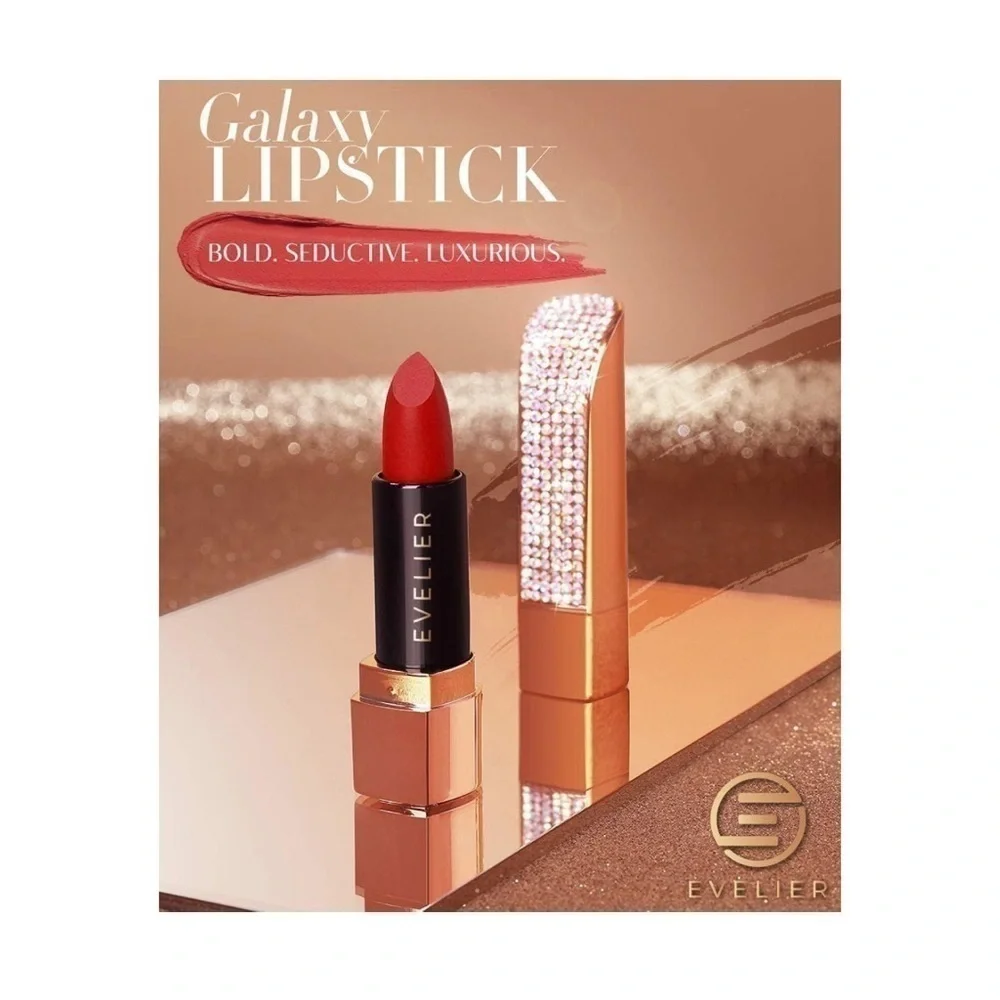 Evelier GALAXY Glamour Red satan matte Lipstick